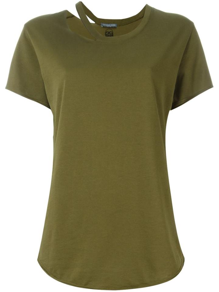 Alexander Mcqueen Open Neck T-shirt