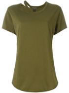 Alexander Mcqueen Open Neck T-shirt