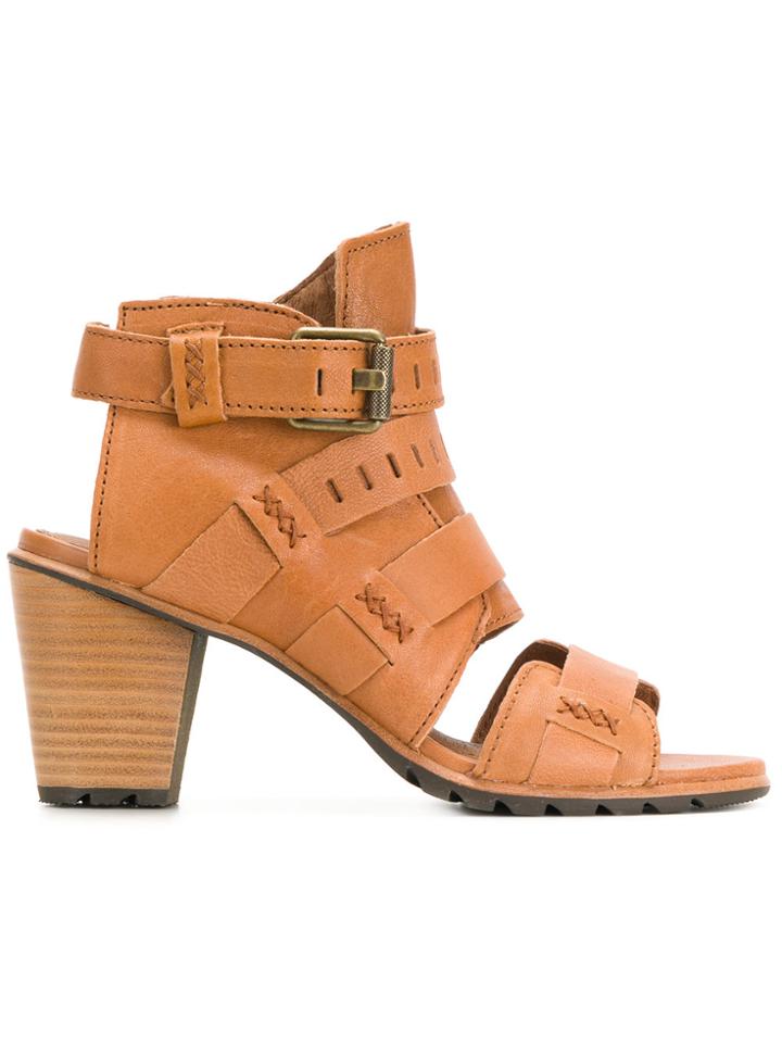 Sorel Nadia Buckle Sandals - Brown
