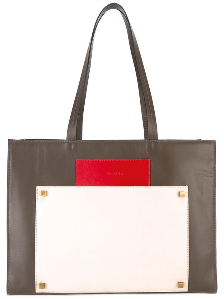 Visone Bertha Bag, Women's, Brown, Leather