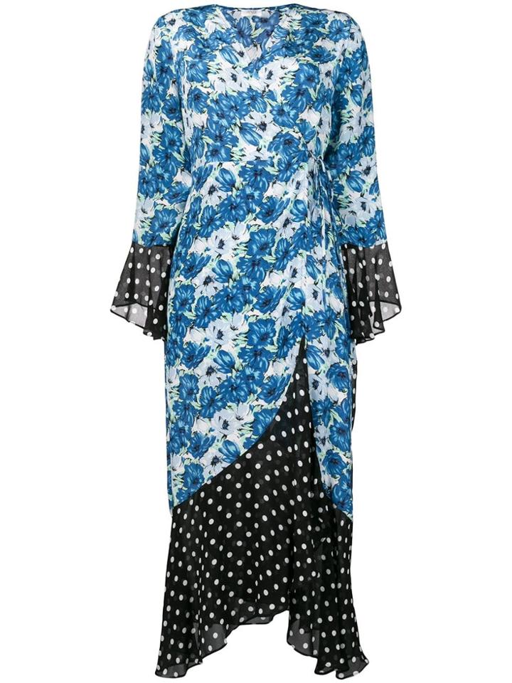 Rixo London Diana Tunic Dress - Blue