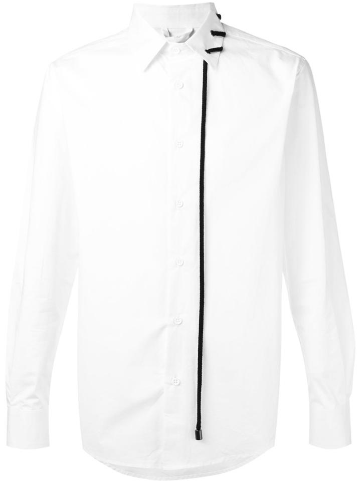 Craig Green - Drawstring Detailed Shirt - Men - Cotton - L, White, Cotton