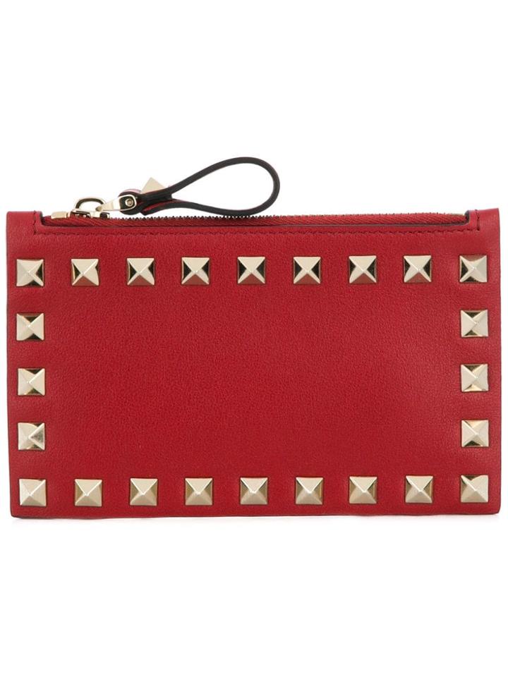 Valentino Coin Purse Card Case - Red