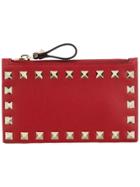 Valentino Coin Purse Card Case - Red