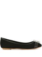 Anna Baiguera Buckled Ballerina Shoes - Black