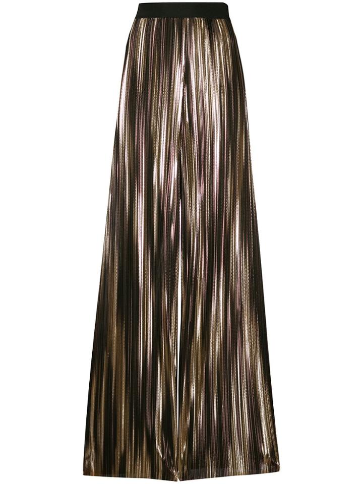 Alice+olivia Elba Pleated Trousers - Brown