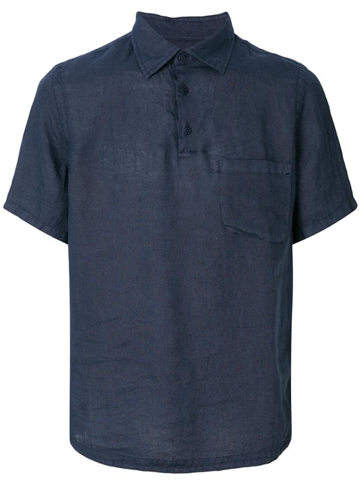 Costumein Linen Polo Shirt - Blue
