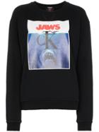 Calvin Klein 205w39nyc Jaws Logo Cotton Sweatshirt - Black