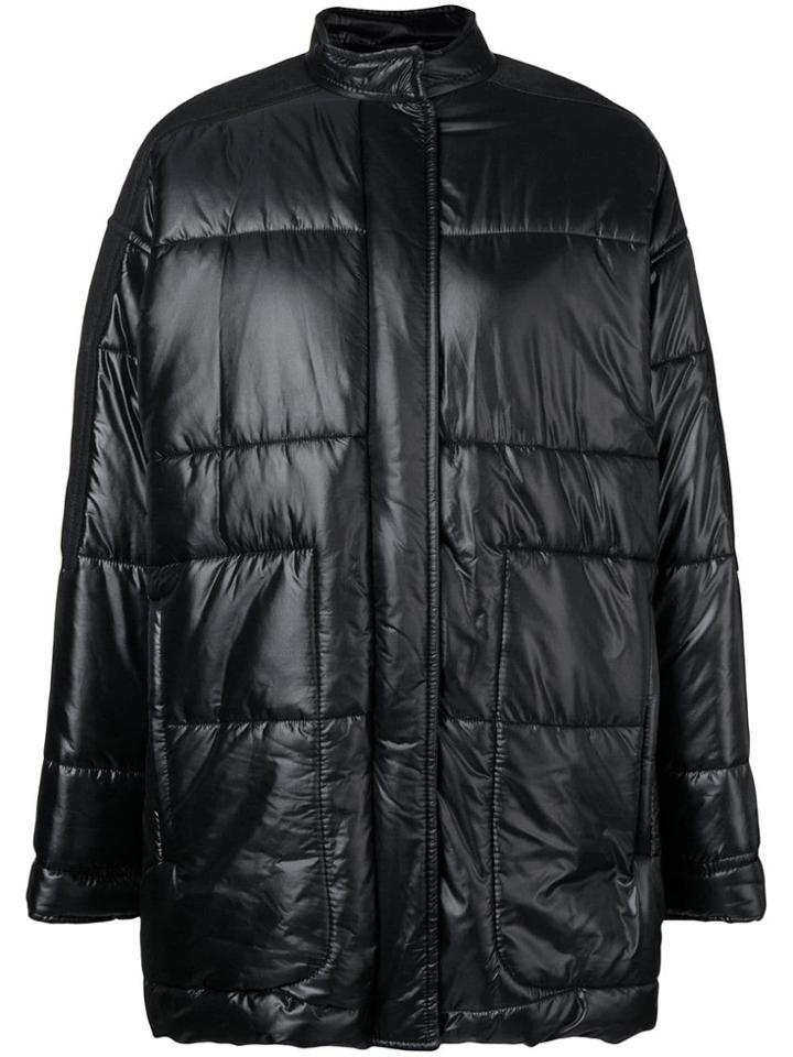 Haider Ackermann Padded Oversized Coat - Black