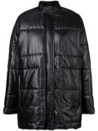 Haider Ackermann Padded Oversized Coat - Black