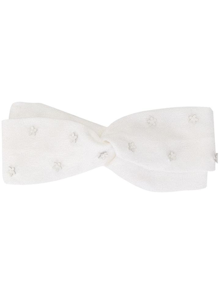 Missoni Floral Applique Headband - White