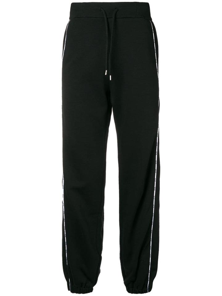 Msgm Jersey Sweatpants - Black