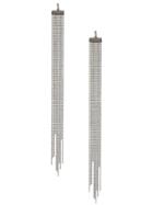 Fabiana Filippi Long Ball Chain Earrings - Silver