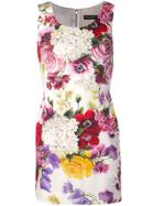 Dolce & Gabbana Floral Print Dress - Neutrals