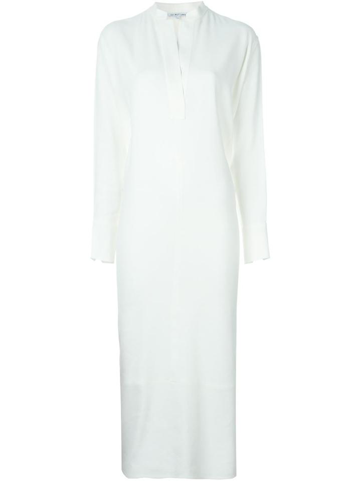 Helmut Lang Mandarin Collar Tunic Dress
