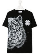 Roberto Cavalli Junior Teen Printed Tiger T-shirt - Black