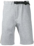 En Route - Lateral Stripes Sweatshorts - Men - Cotton - 3, Grey, Cotton