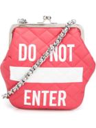 Moschino 'do Not Enter' Shoulder Bag