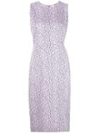 Dvf Diane Von Furstenberg Dot Snake Print Dress - Purple