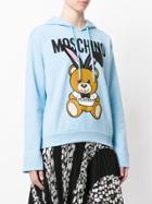 Moschino Playboy Teddy Hoodie - Blue