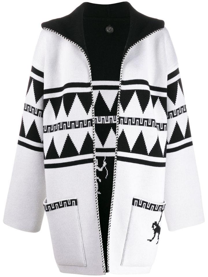 Alanui Crazy Monkey Reversible Coat - White