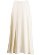 Dusan Long Wide Skirt - White