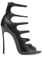 Casadei Open-toe Strappy Sandals - Black