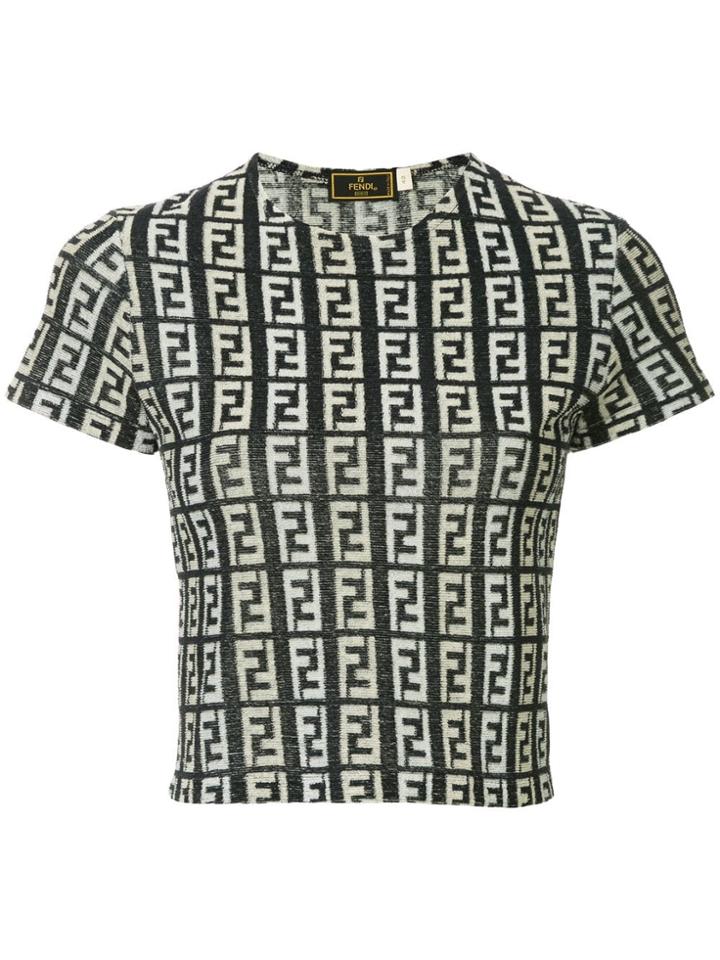 Fendi Vintage Monogram T-shirt - Blue