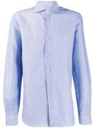 Kiton Classic Striped Shirt - Blue