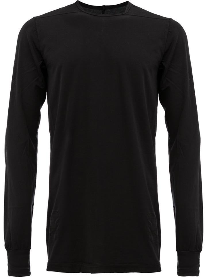 Rick Owens Drkshdw Long Sleeved Sweater - Black
