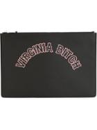 Givenchy Virginia Bitch Clutch, Women's, Black, Polyurethane/polyester/cotton