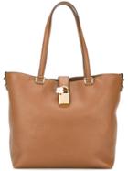 Dolce & Gabbana 'dolce' Shopper Tote, Women's, Brown