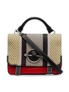 Jw Anderson Multicoloured Disc Embellished Leather Trim Canvas