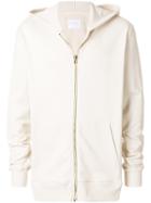 Ih Nom Uh Nit Long Sleeved Zipped Hoodie - Nude & Neutrals
