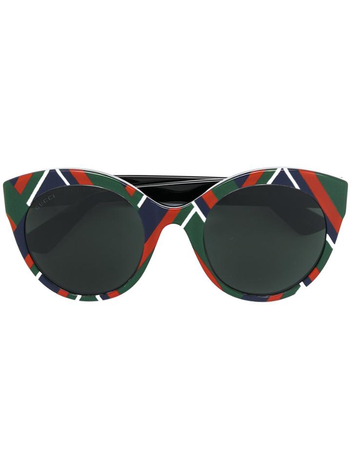 Gucci Eyewear Cat Eye Sunglasses - Multicolour