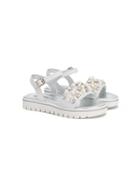 Andrea Montelpare Pear Detail Sandals - White
