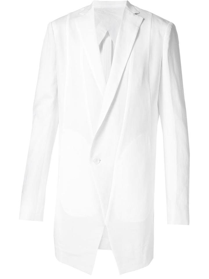 Julius One Button Twill Blazer