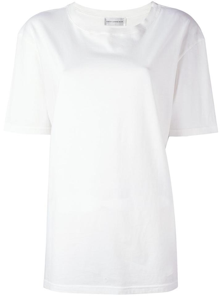 Faith Connexion Boyfriend Fit T-shirt, Women's, Size: Small, White, Cotton