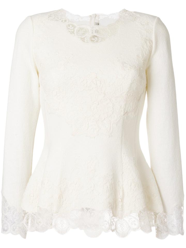 Ermanno Scervino Lace Blouse - Nude & Neutrals