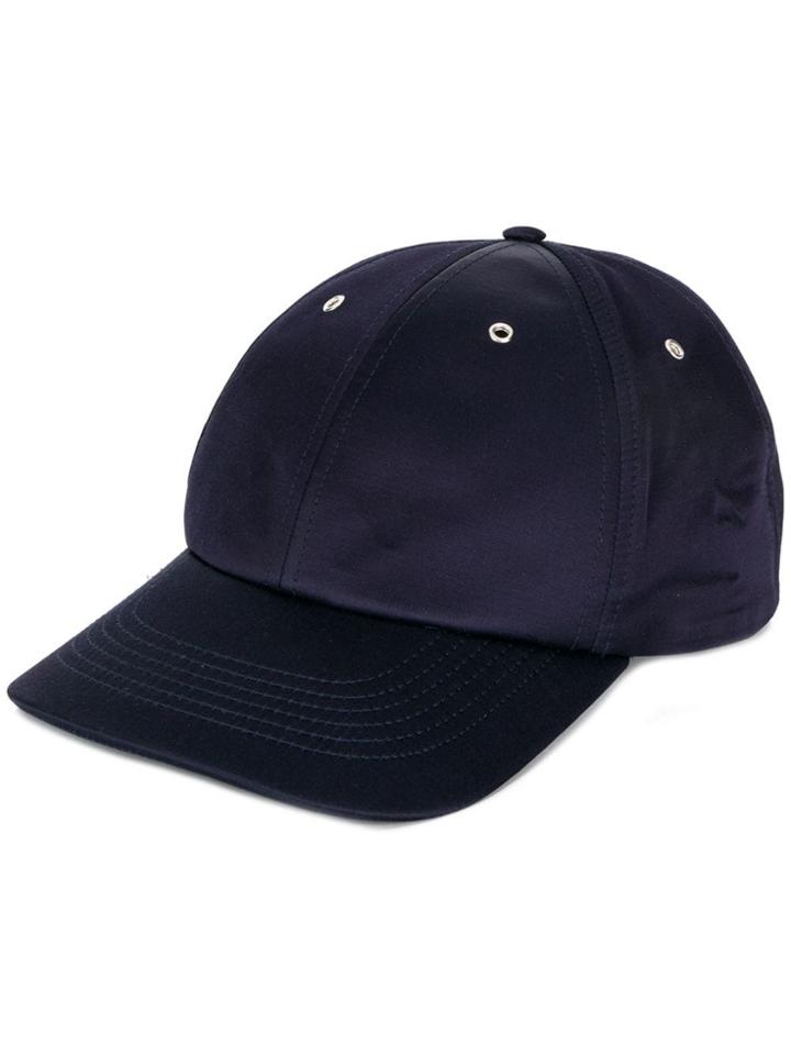Ymc Eyelet Detail Cap - Blue