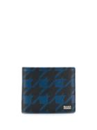 Boss Hugo Boss Houndstooth-print Wallet - Blue