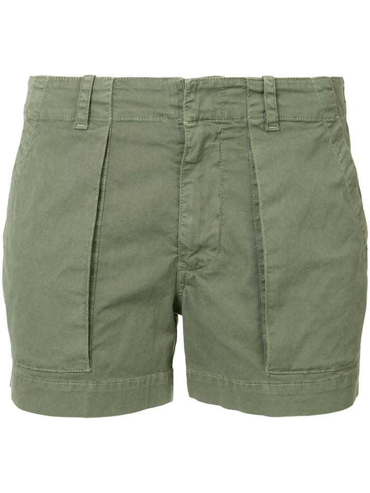 Nili Lotan - Utility Shorts - Women - Cotton/spandex/elastane - 2, Green, Cotton/spandex/elastane