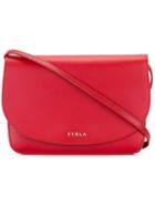 Furla Aurora Crossbody Bag, Women's, Red, Leather