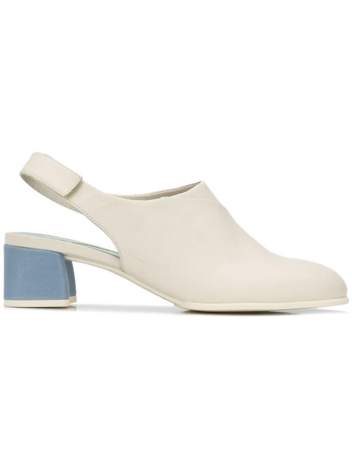 Camper Twins Pumps - White