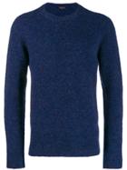 Roberto Collina Knitted Crewneck Jumper - Blue