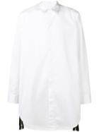 Dsquared2 Zip Trim Longline Shirt - White