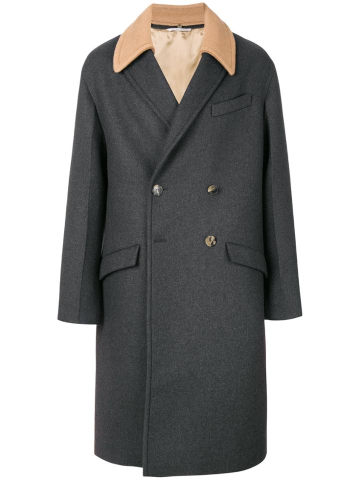 Valentino Double Breasted Coat - Grey