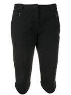 Givenchy Vintage 1990's Ruffled Knee-length Shorts - Black