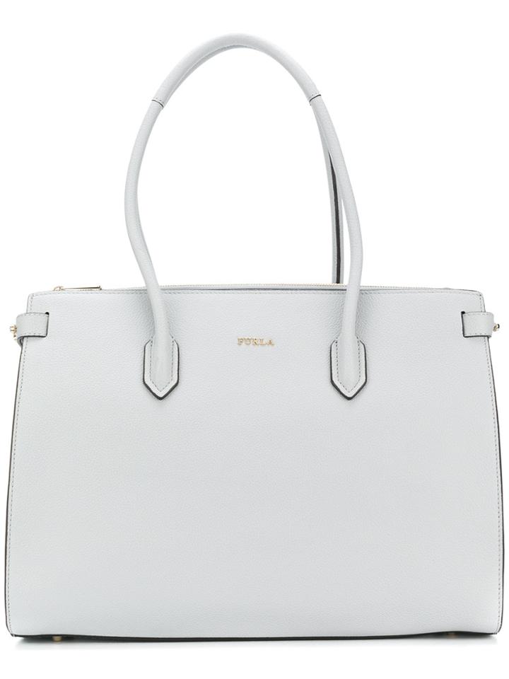 Furla Large Tote Bag - Grey
