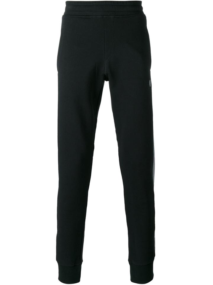 Lanvin Grosgrain Band Track Pants - Black